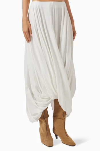 Cocoon Skirt in Lyocell Blend