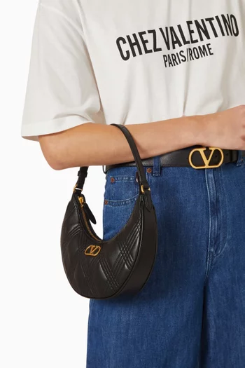 Quiltie 67 Mini Shoulder Bag in Nappa Leather
