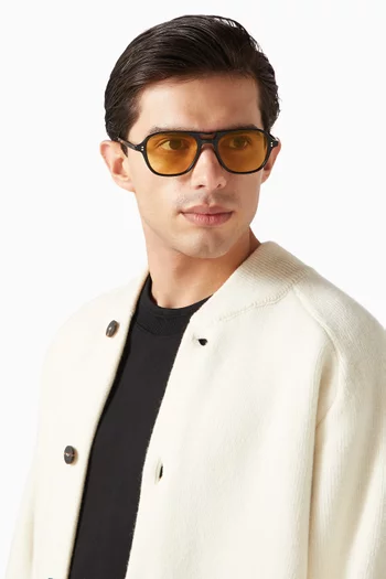 نظارة شمسية دوك صن بإطار أسيتات