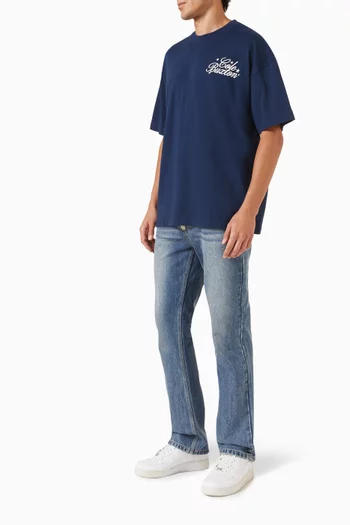 Stars Serif T-shirt in Cotton
