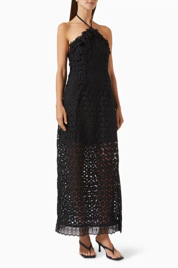 Celestina Maxi Dress in Guipure