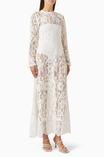 Artemis Maxi Dress in Lace