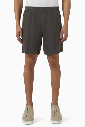 Sajabari Shorts in Linen