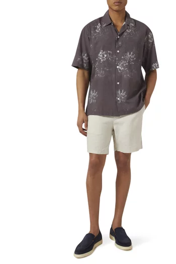 Sajabari Shorts in Linen