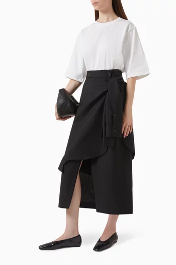 تي شيرت بقصة فضفاضة قطن عضوي