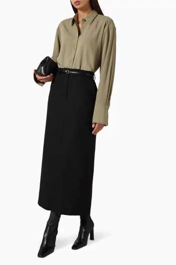 قميص توكسيدو كلاسيك صوف وفيسكوز