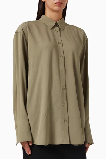 قميص توكسيدو كلاسيك صوف وفيسكوز