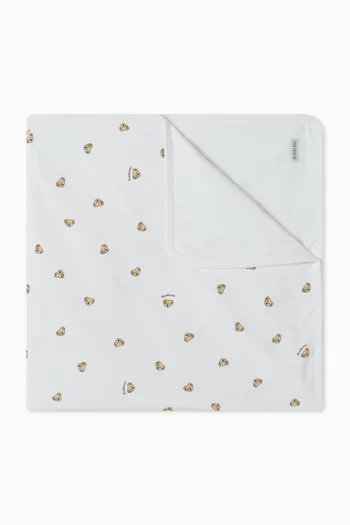 بطانية للرضع قطن بشعار الدب