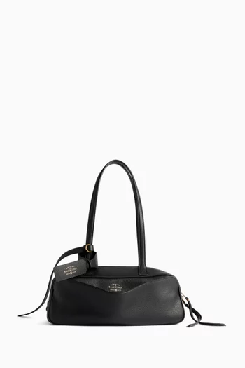 Small Carrie Bowling Bag in Leather