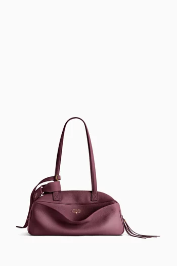 Small Carrie Bowling Bag in Leather