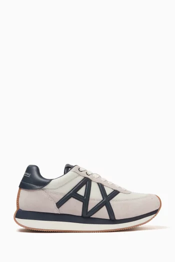 Royale AX Logo Sneakers in Mesh