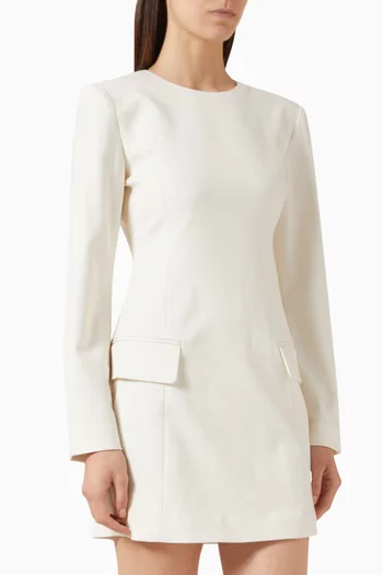 Patch Pocket Mini Dress