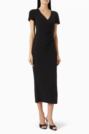 Short-sleeve Maxi Dress