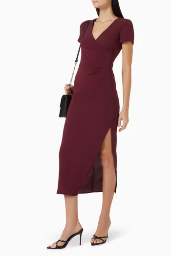 Short-sleeve Maxi Dress