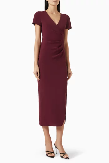 Short-sleeve Maxi Dress
