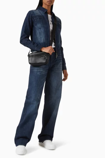 Zip Jacket in Denim