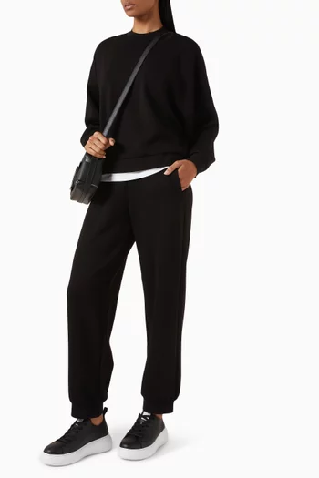 Logo Sweatpants in Viscose-blend