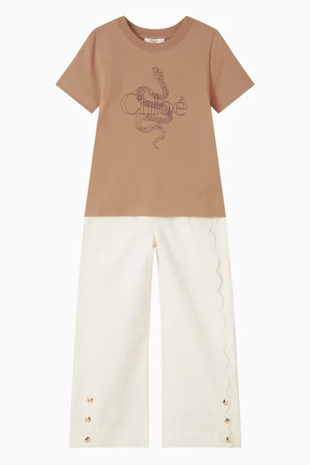 Logo T-Shirt in Cotton