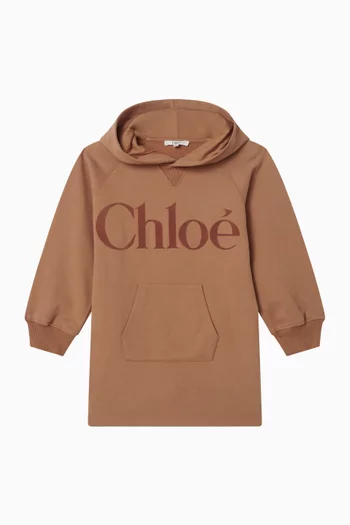 Logo Hoodie Dress