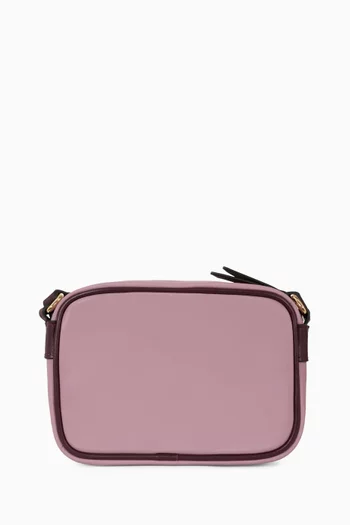 Logo-embroidered Crossbody Bag in Canvas