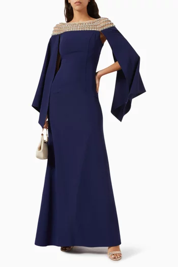 Crystal-embellished Gown