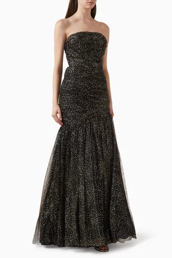 Sequin-embellished Gown in Tulle