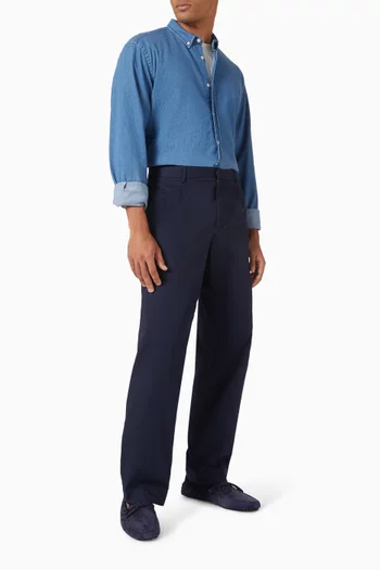 Life Chambray Shirt in Cotton Ripstop