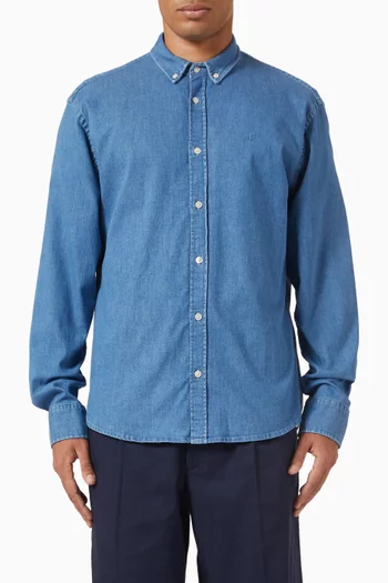 Life Chambray Shirt in Cotton Ripstop