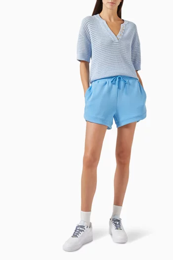 Callie Knit Top in Cotton Mesh