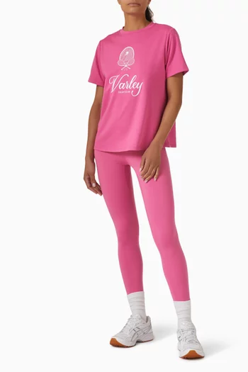Coventry Logo T-shirt in Pima Cotton Blend