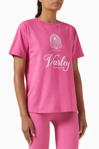Coventry Logo T-shirt in Pima Cotton Blend