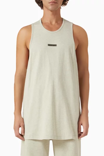 Vintage Fit Tank Top in Stretch Cotton
