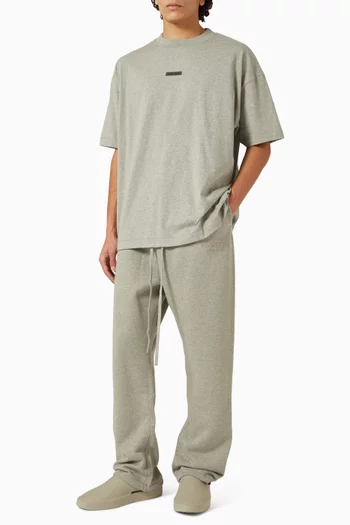 بنطال رياضي بقصة فضفاضة صوف