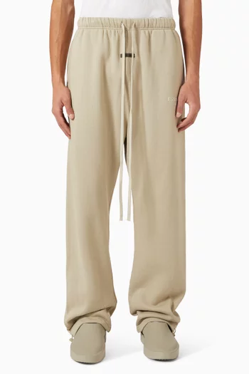 بنطال رياضي بقصة فضفاضة صوف