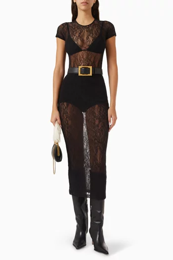 Sheer Bodysuit in Lace