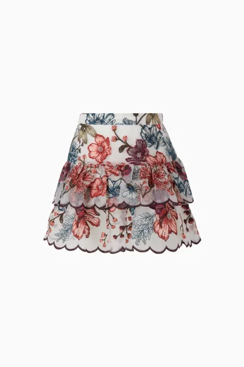 Elana Embroidered Skirt