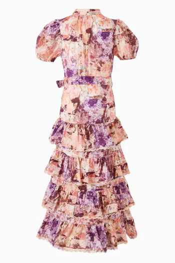 Anastasia Floral-print Maxi Dress