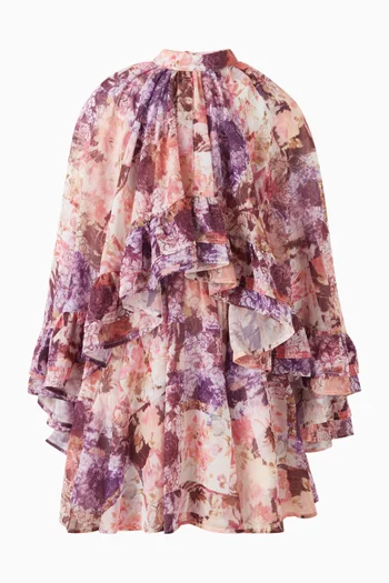 Anastasia Floral-print Ruffled Dress