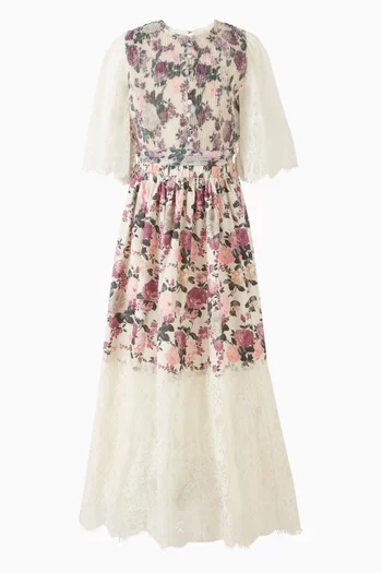 Starlet Floral-print Maxi Skirt