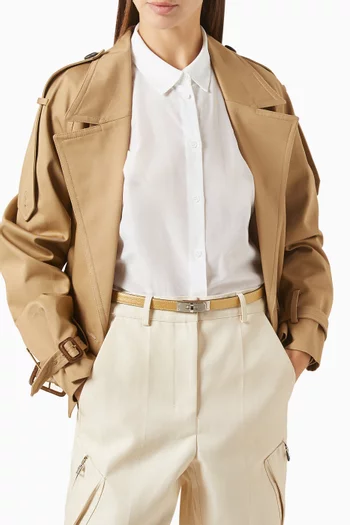 Unused Kelly Pocket Belt in Leather