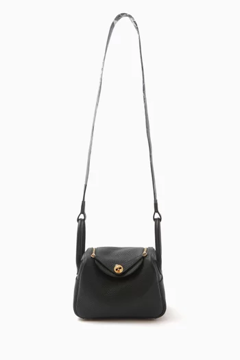 Unused Mini Lindy Bag in Taurillon Clemence Leather