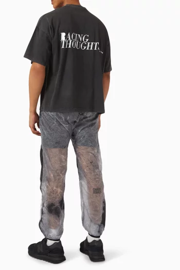 Racing Thoughts Crop T-shirt in Cotton