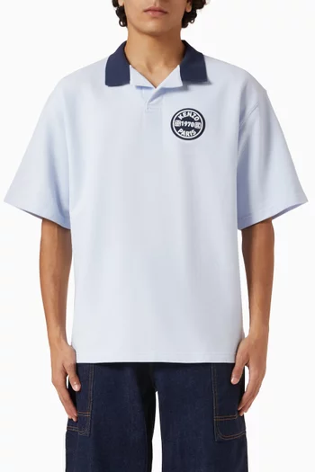 تي شيرت بولو قطن بيكيه من مجموعة كينزو سيتي