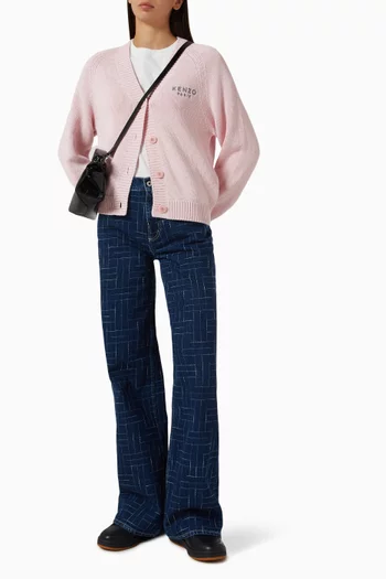 Boke Flower Cardigan in Cotton-wool