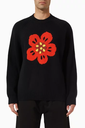 Boke Flower Sweater in Cotton-wool