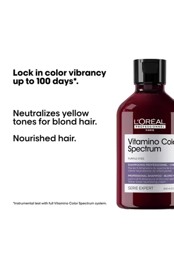 Vitamino Color Spectrum Purple Shampoo, 300ml