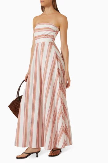 Hazel Stripe Dress in Cotton