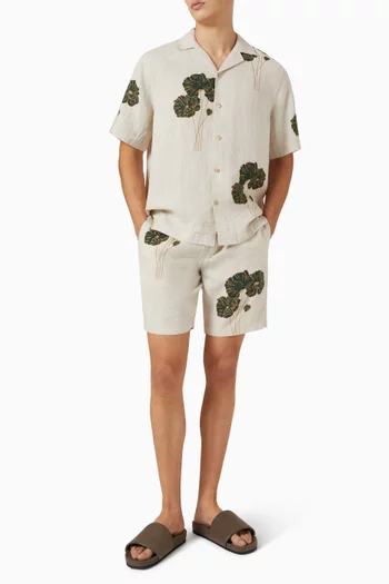 شورت فيليب كتان