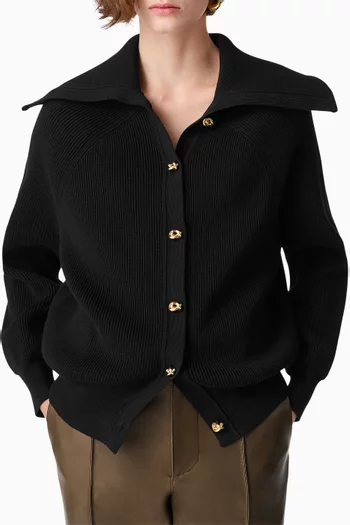 Metal-knot Cardigan