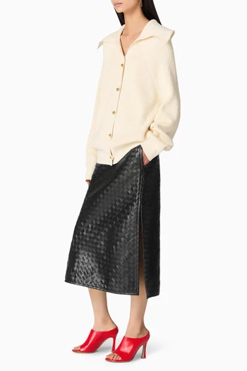 Metal-knot Cardigan
